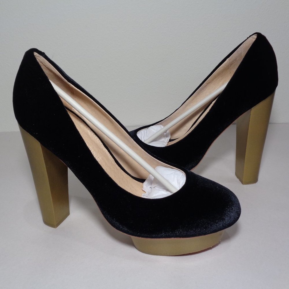 Madison Harding Size 8 M SPOCK Black New Heels